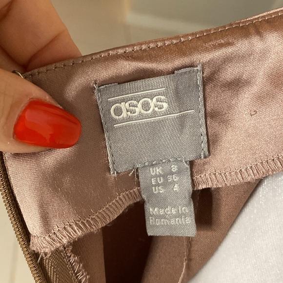 ANTHROPOLOGIE ASOS HEATHER ROSE KNOTTED TWIST FRONT BACKLESS JUMPSUIT - Size 4 - Picture 9 of 11